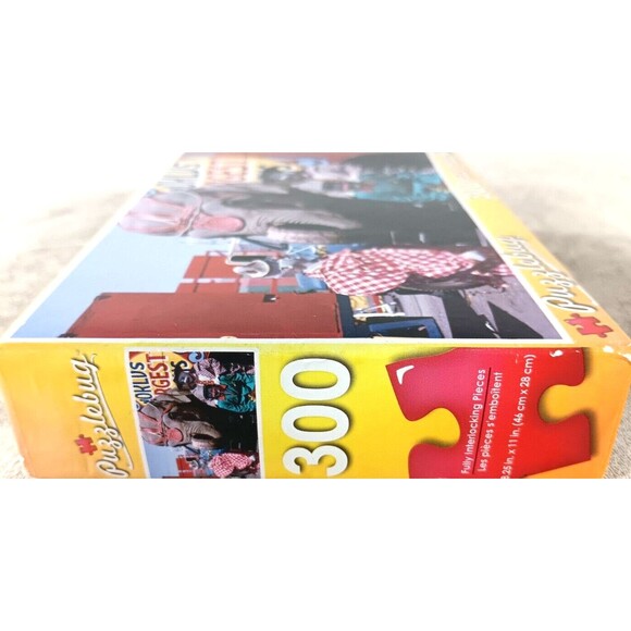 NEW Three Circus Clowns and Elephant 300 Piece Jigsaw Puzzle by Puzzlebug - Picture 2 of 3